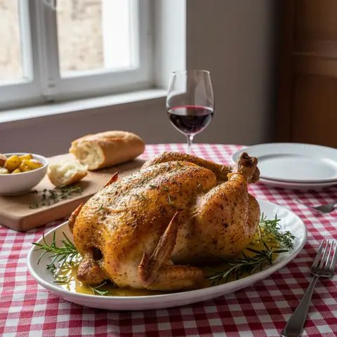 Hähnchen mit Kräutern