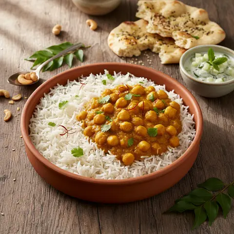 Curry Rice with Chickpeas