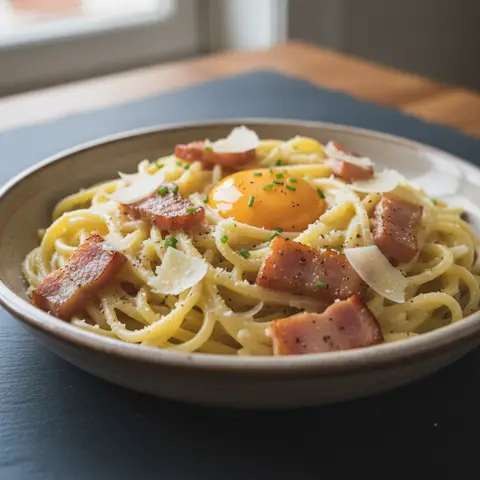 Simplified Carbonara Pasta