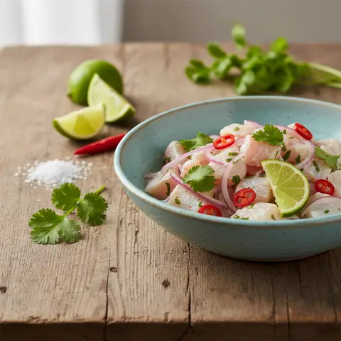 Ceviche von Goldbrasse