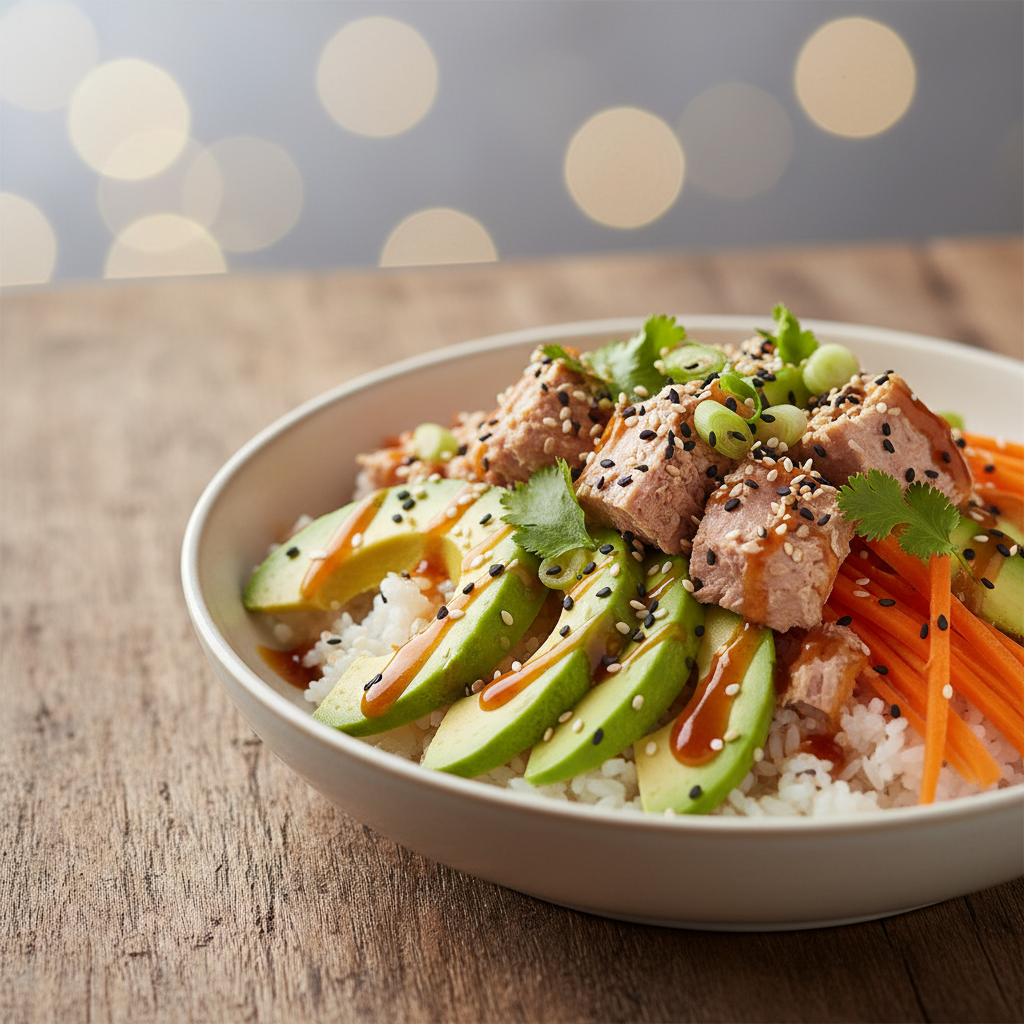 Poke Bowl au Thon et Avocat