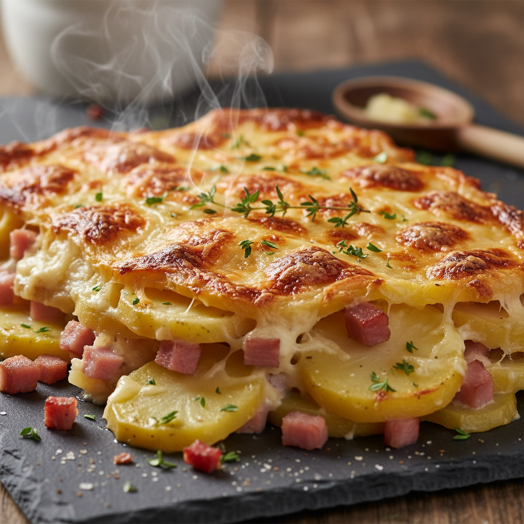 Gratin de Pommes de Terre et Jambon