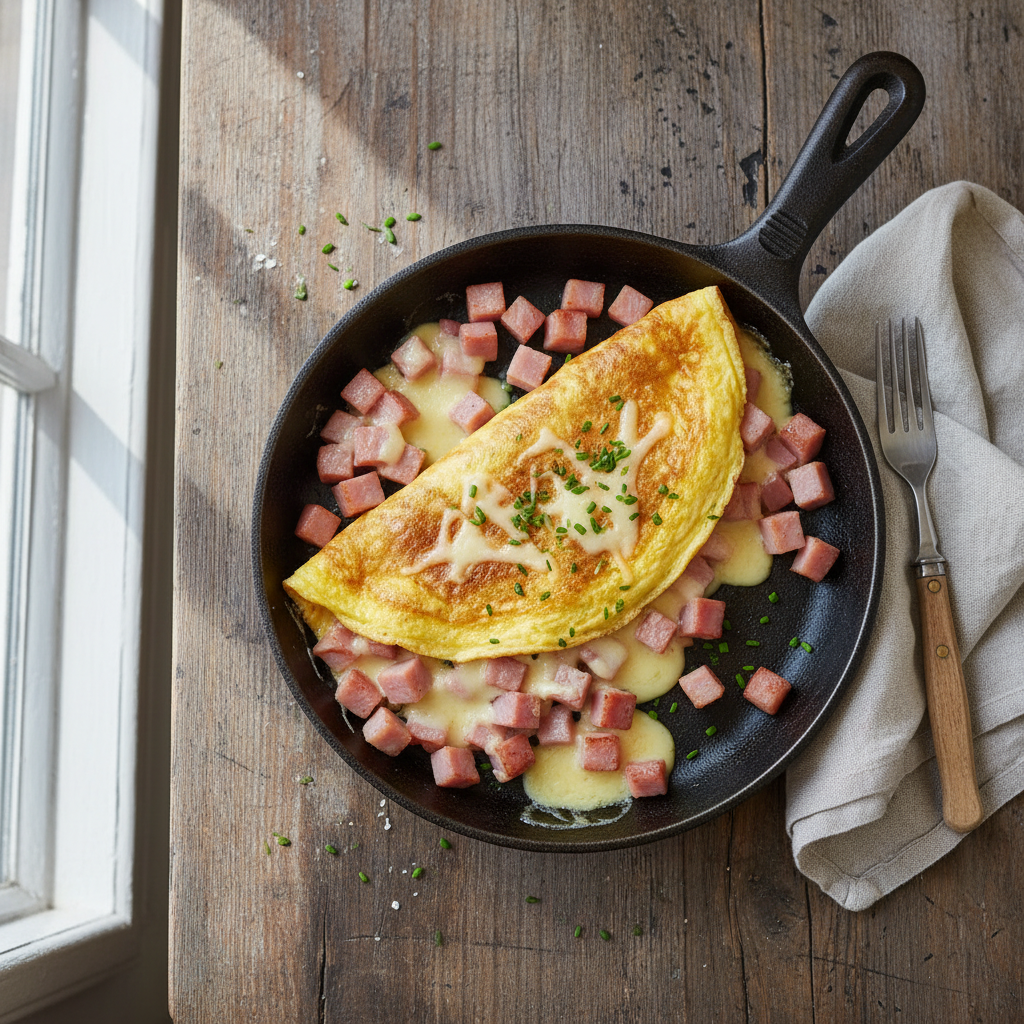 Omelette Jambon-Fromage