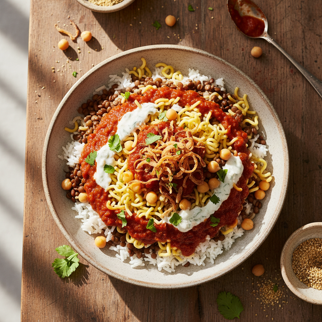 Koshari Égyptien