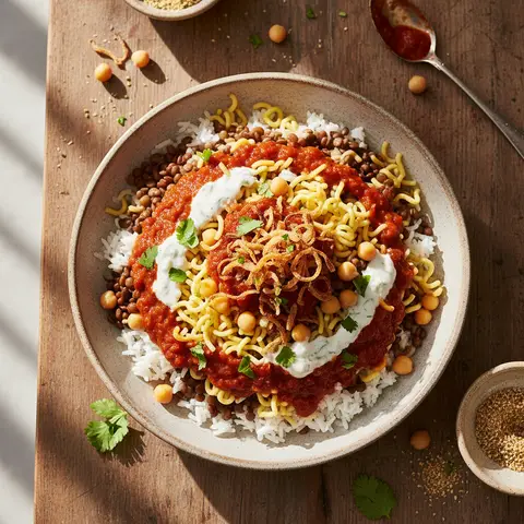 Koshari Égyptien