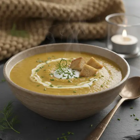 Creamy Broccoli and Carrot Soup