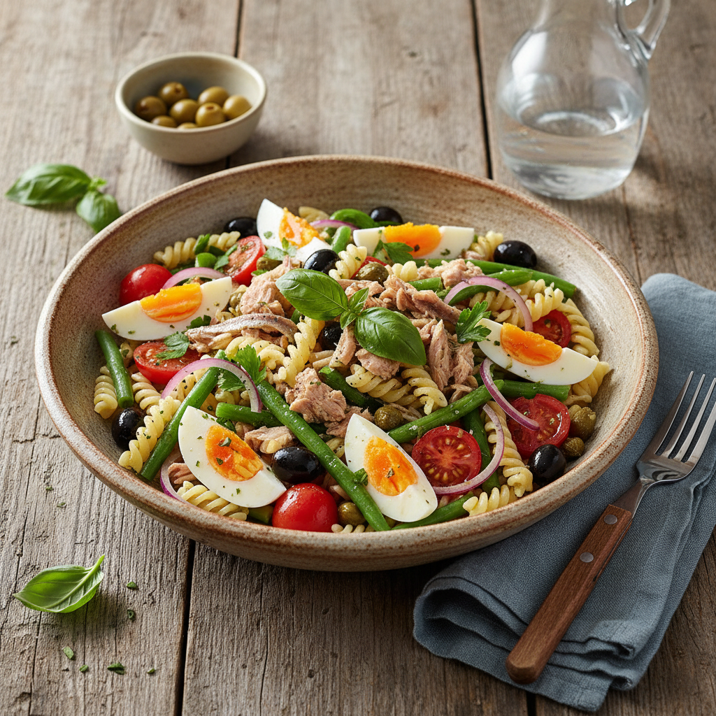Salade Niçoise aux Pâtes
