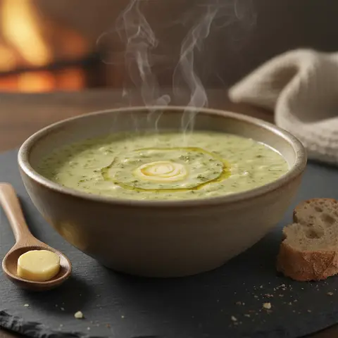 Blumenkohl- und Brokkolisuppe