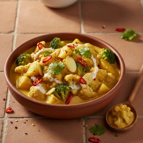 Asiatisches Gemüse-Curry mit Kokosmilch