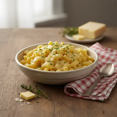 Pasta mit Greyerzer und Butter