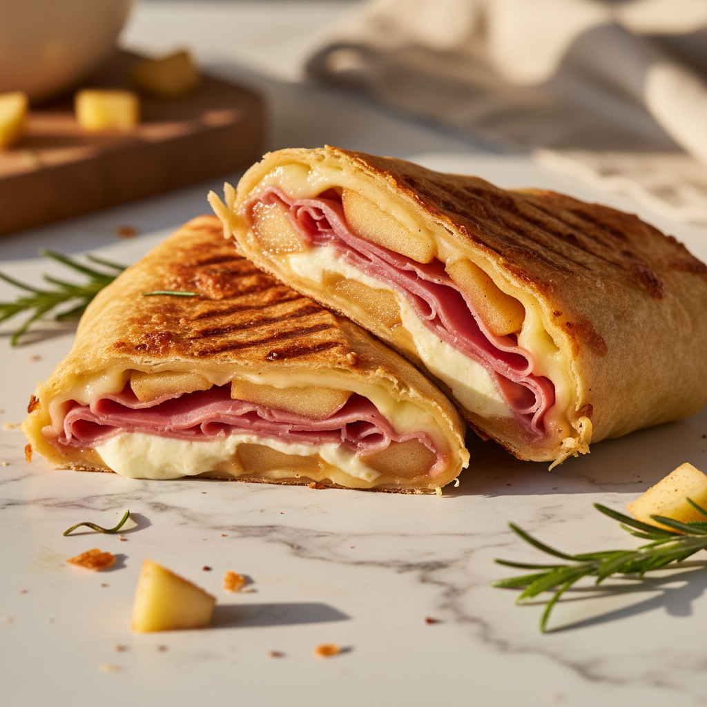 Wrap Italien Jambon-Pomme Grillé