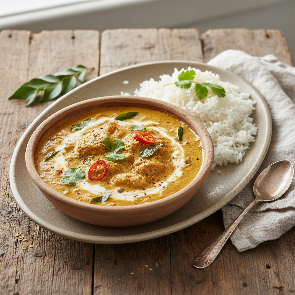 Thon Curry avec Riz