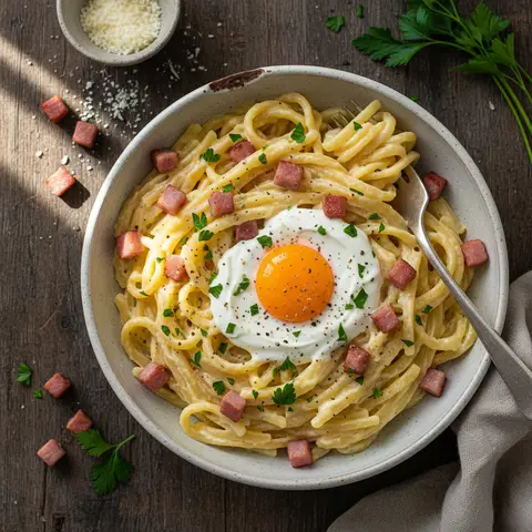 Vereinfachte Spaghetti Carbonara