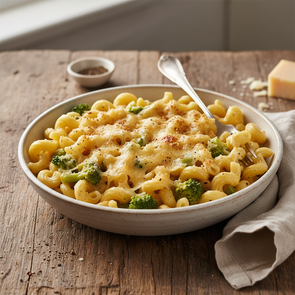 Pâtes au Gruyère et Brocoli