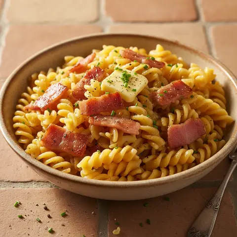 Pasta with Ham and Butter