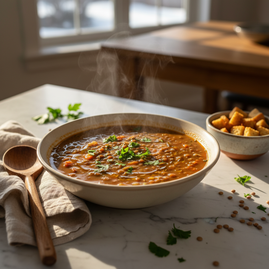 Soupe de Lentilles Simple