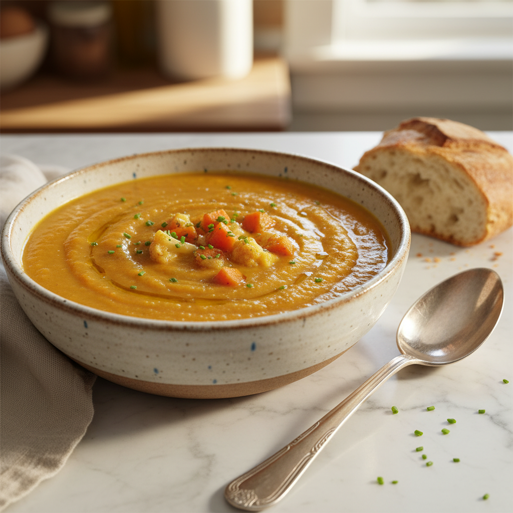 Soupe Crémeuse Chou-fleur Carotte