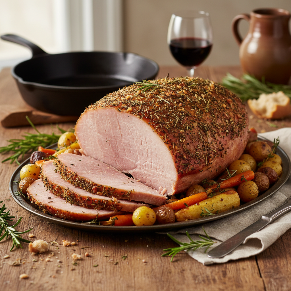 Jambon Rôti aux Herbes de Provence