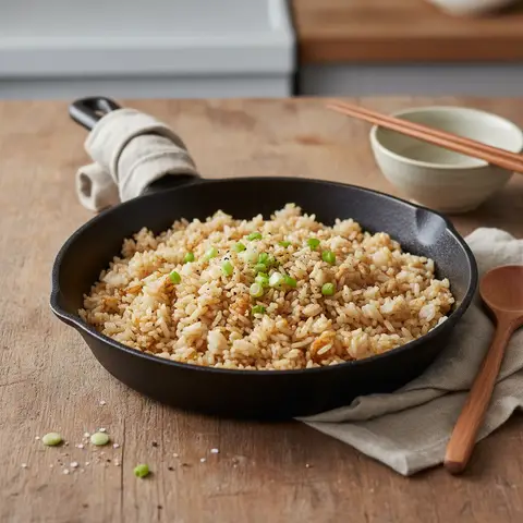 Simple Pan-Fried Rice