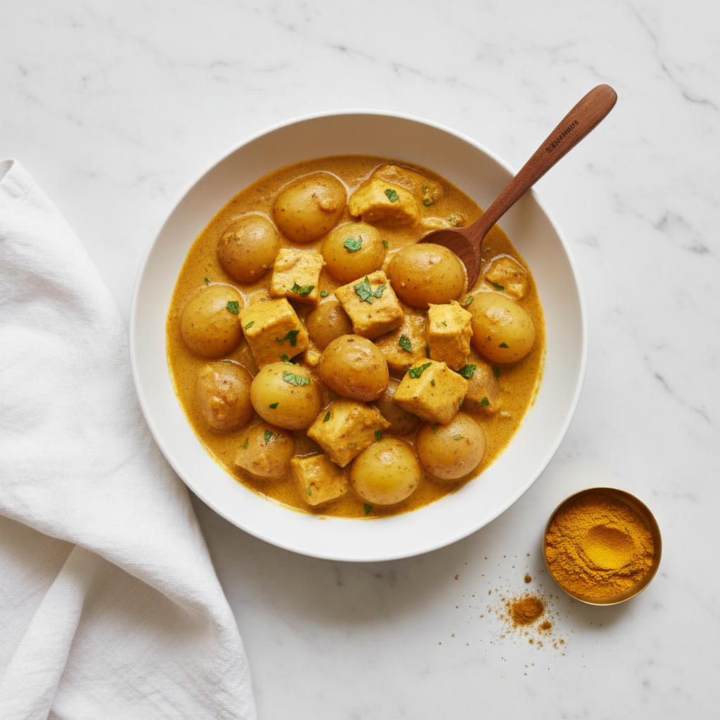 Curry de Poulet aux Pommes de Terre