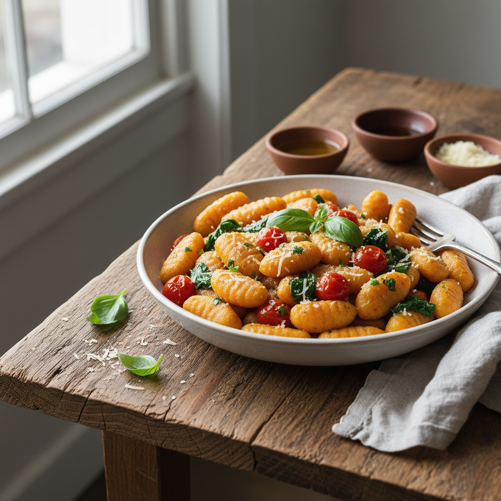 Gnocchi Italiens aux Pommes de Terre et Carottes