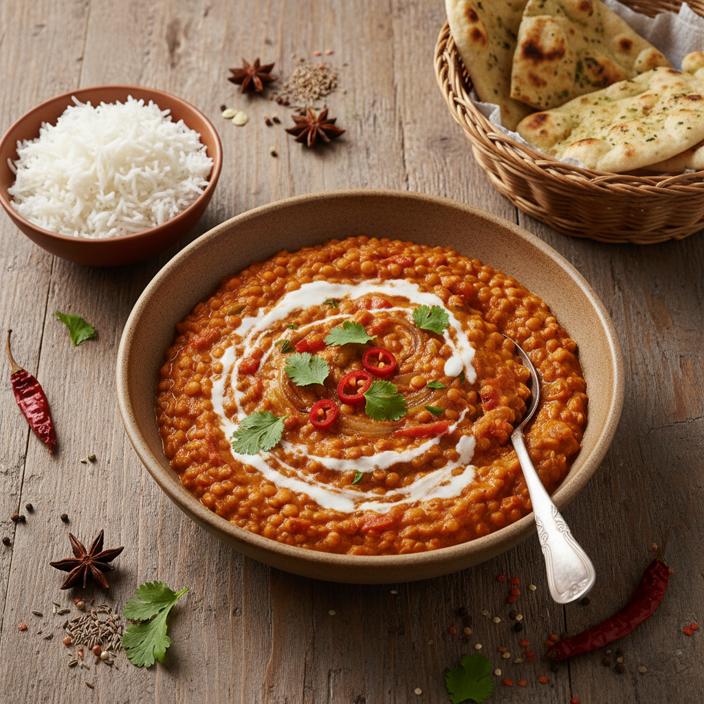 Dhal Spiced Lentilles Rouges