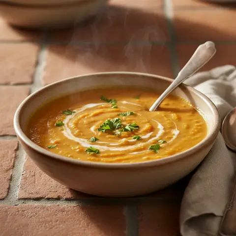 Creamy Carrot and Cauliflower Soup
