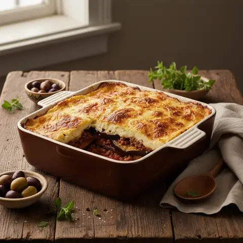 Moussaka Grecque aux Aubergines