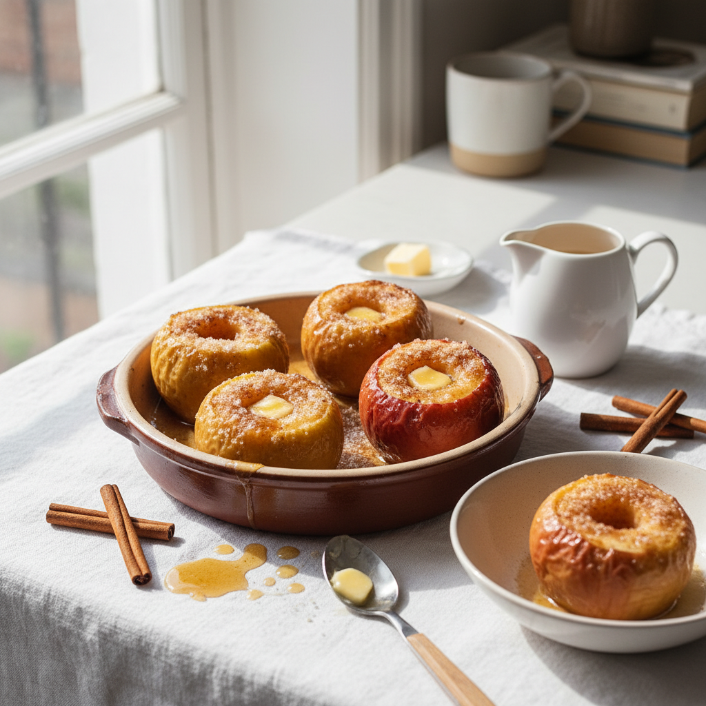 Pommes Rôties au Beurre et Cannelle