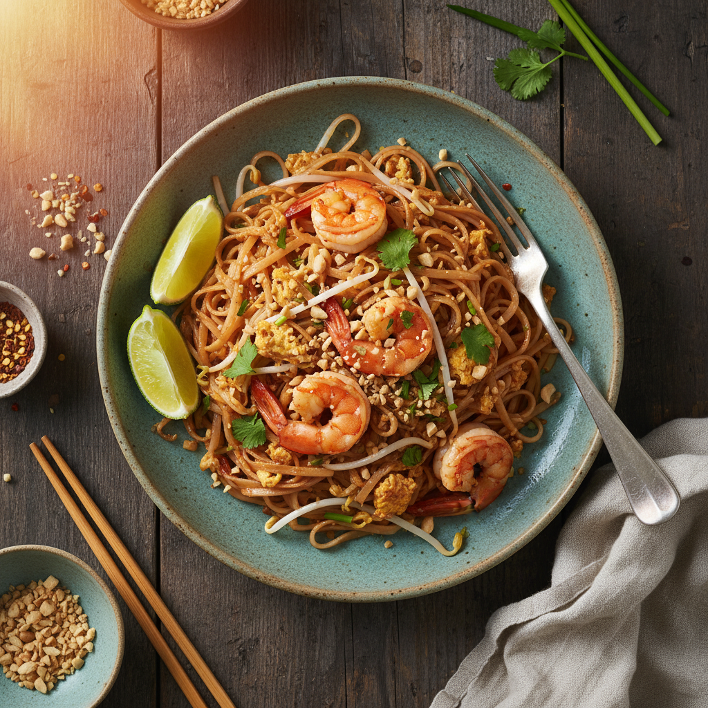 Pad Thai aux Crevettes