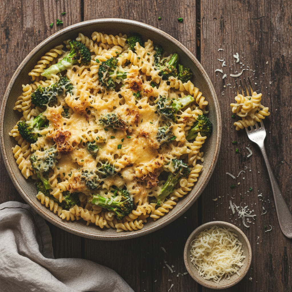 Pâtes au Gruyère et Brocoli