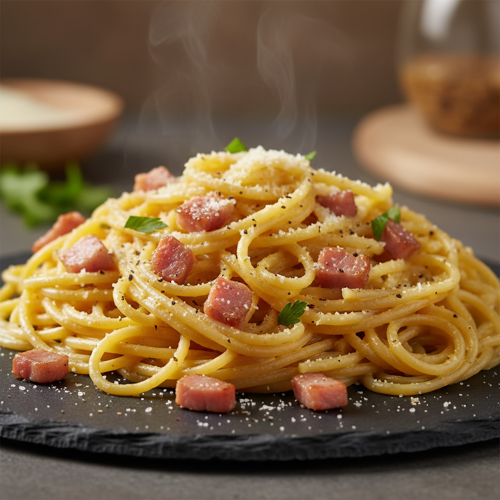 Pâtes Carbonara Simplifiée