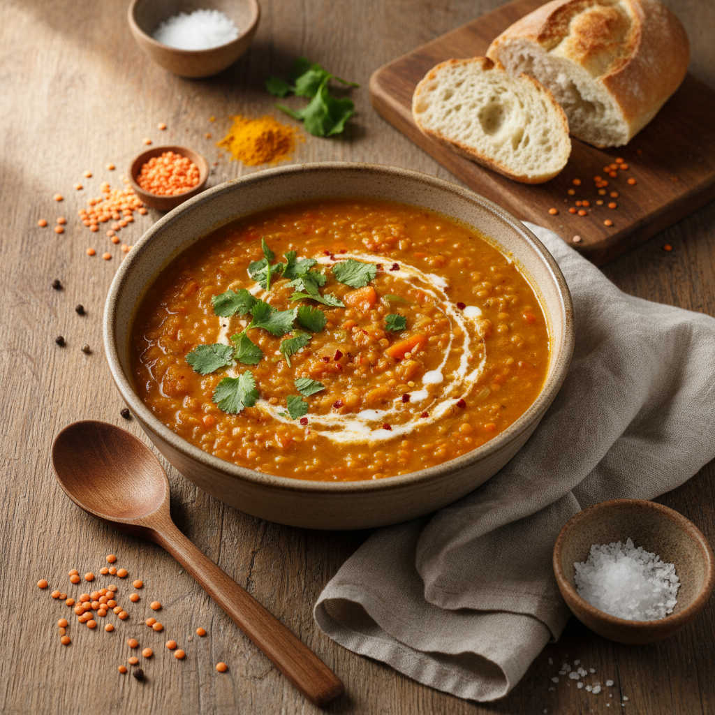 Soupe de Lentilles Corail
