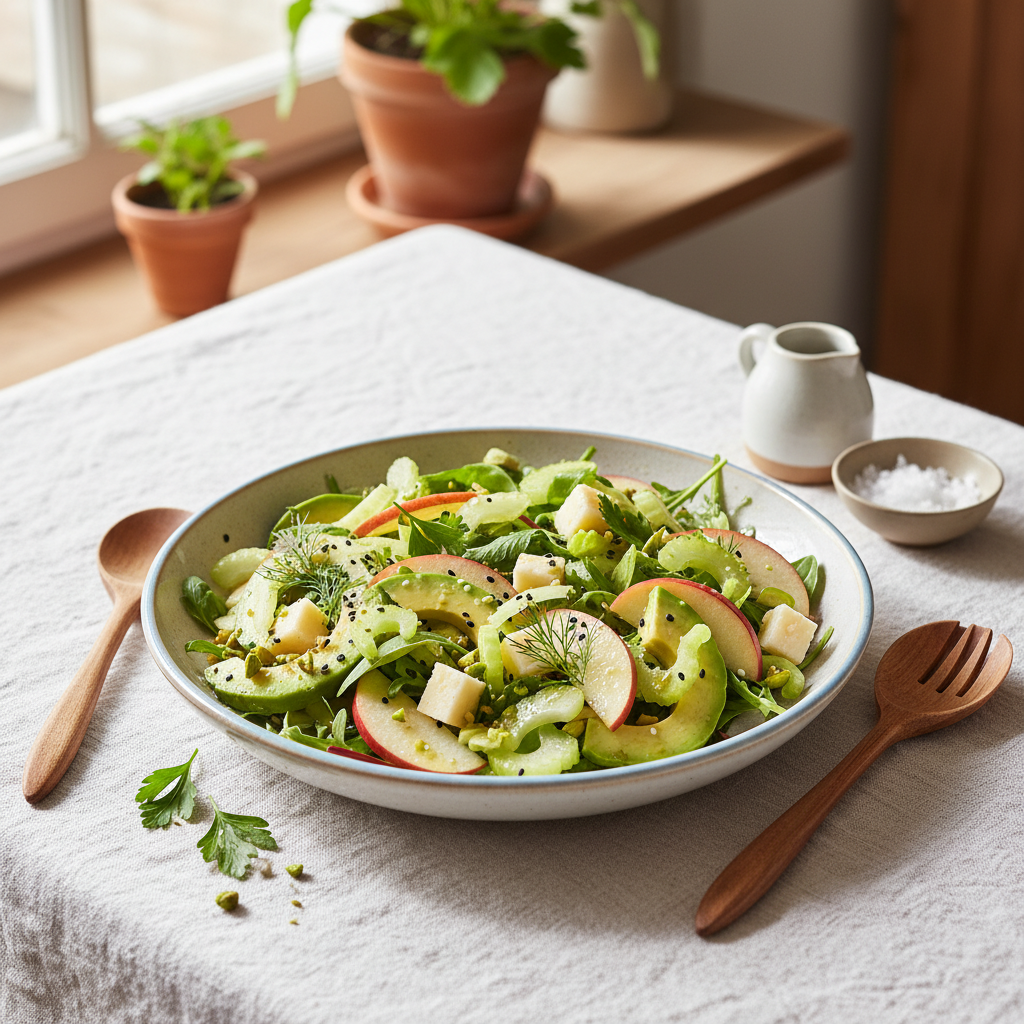 Salade Composée aux Pommes et Avocats