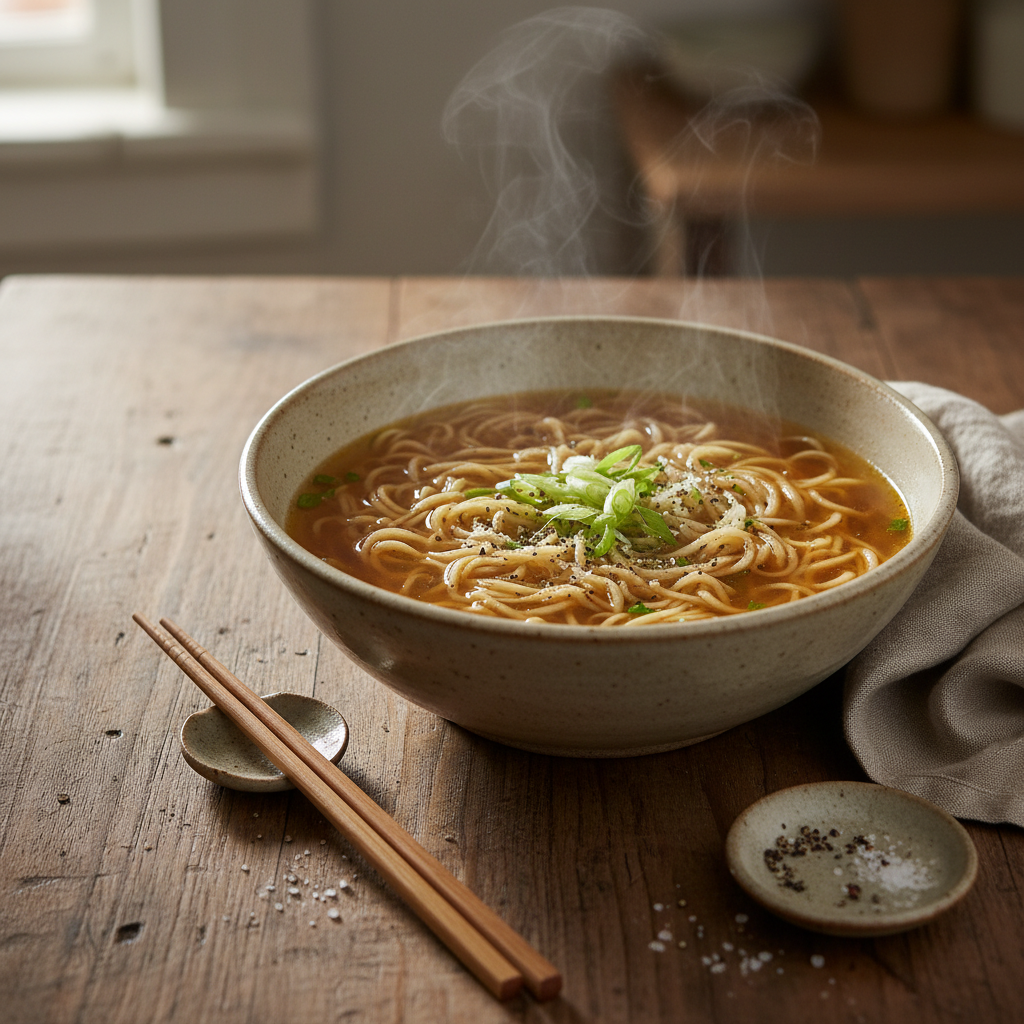 Soupe de Nouilles au Bouillon