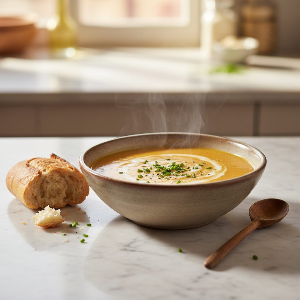 Soupe de carottes et pommes de terre