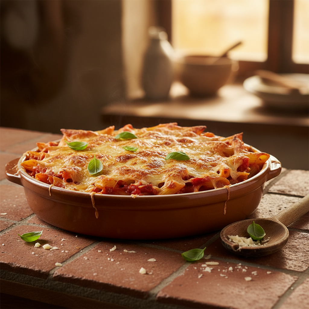 Pâtes à la Tomate et Comté