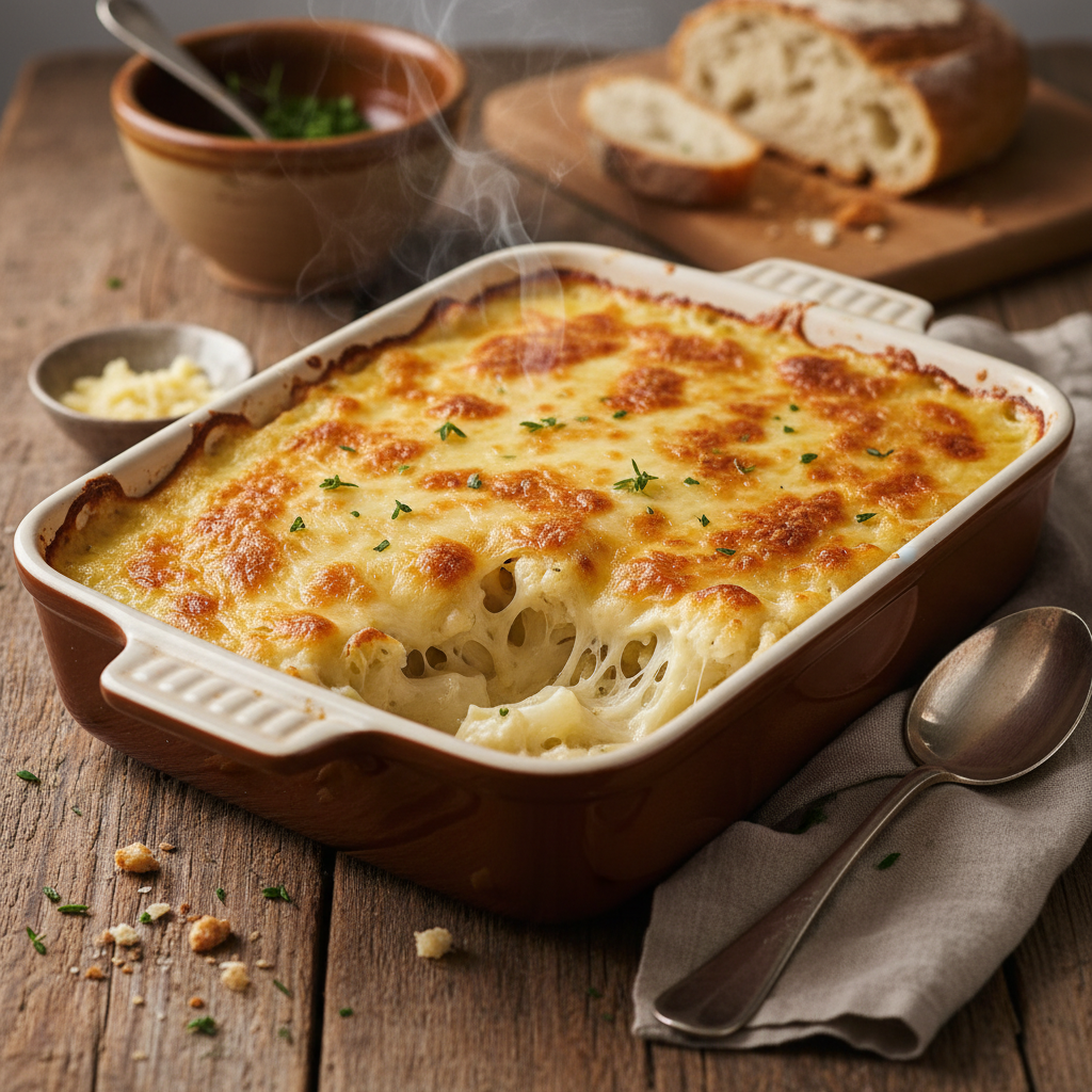 Gratin de Chou-fleur au Gruyère