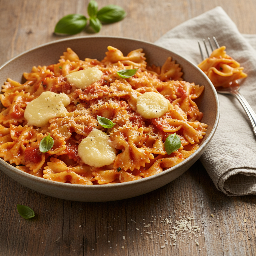 Pâtes à la Tomate et Comté