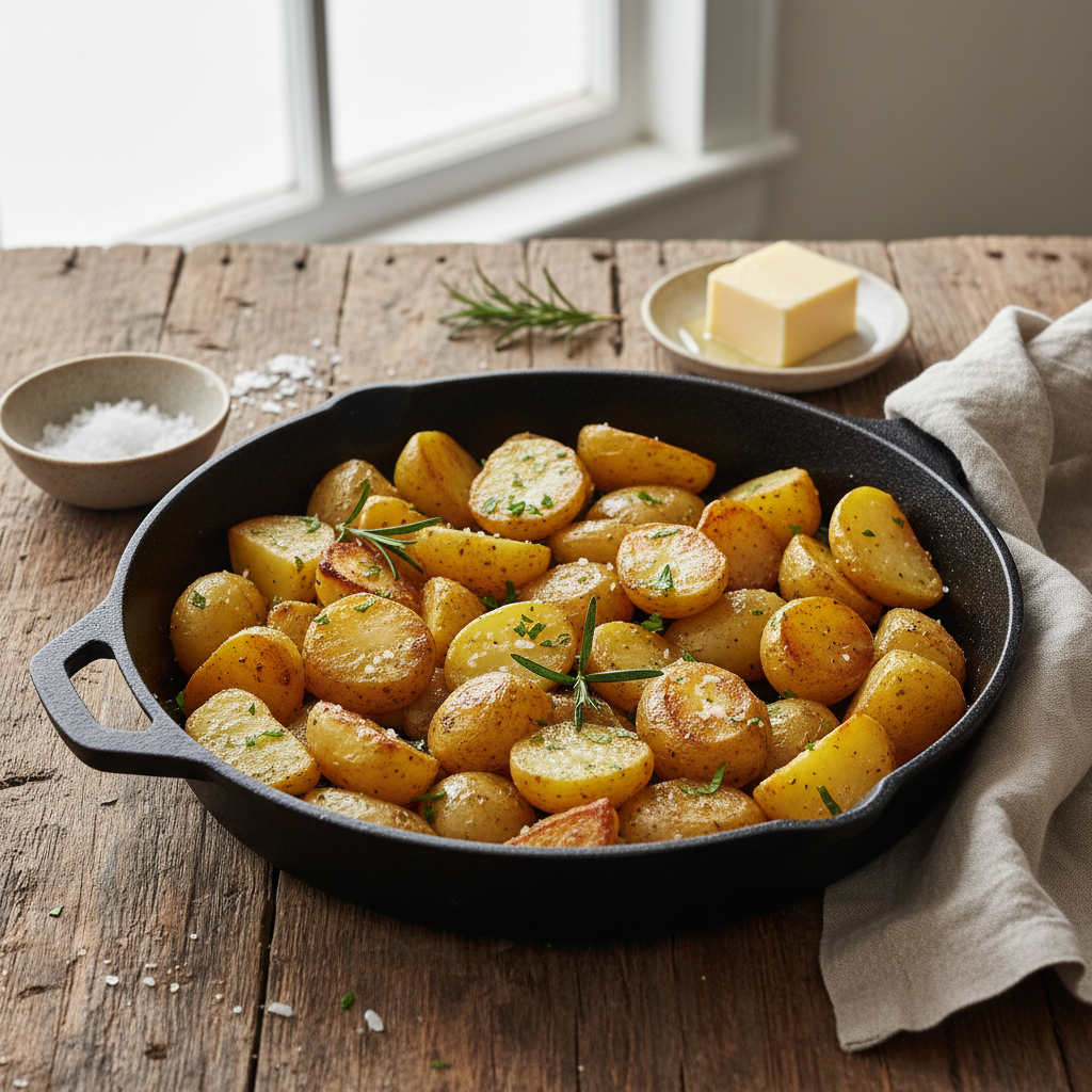 Poêlée de pommes de terre à la poêle