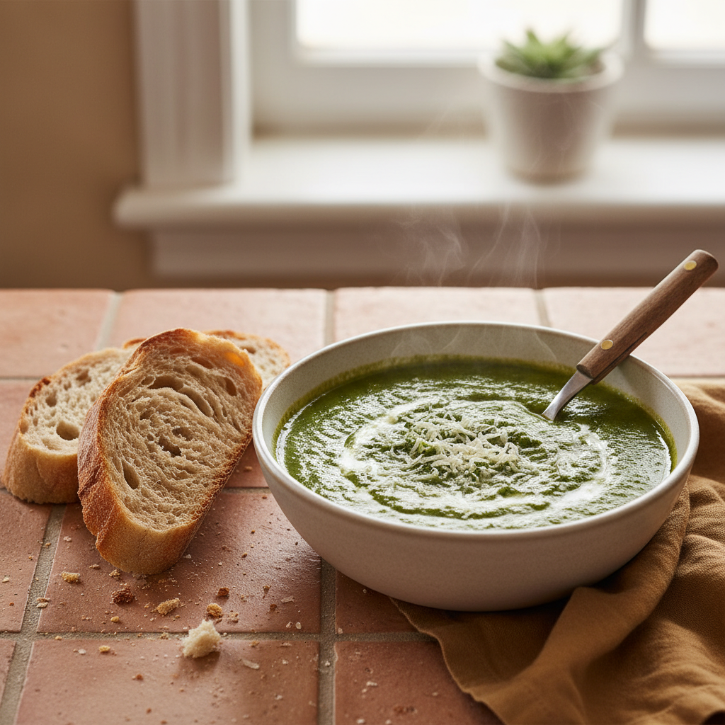 Soupe Crémeuse Brocoli Épinards