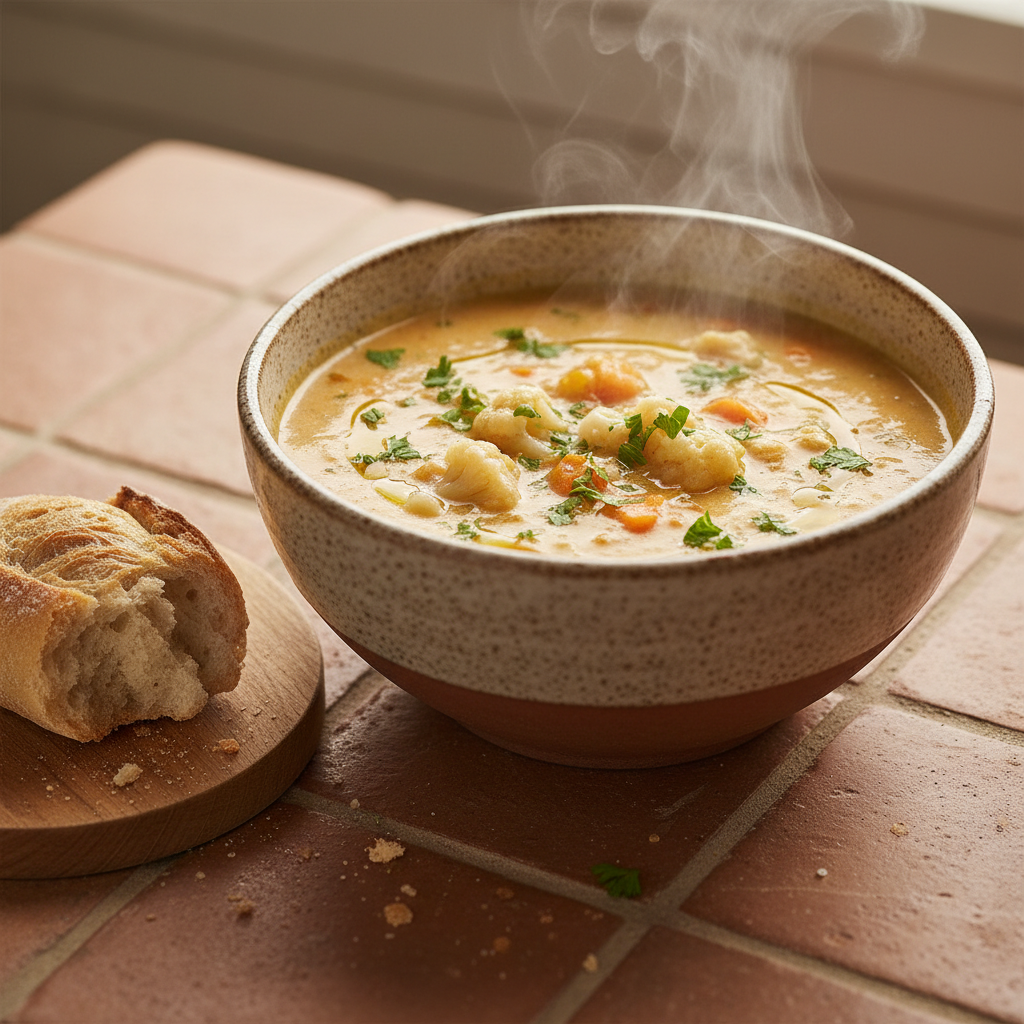 Soupe de Chou-fleur et Carottes