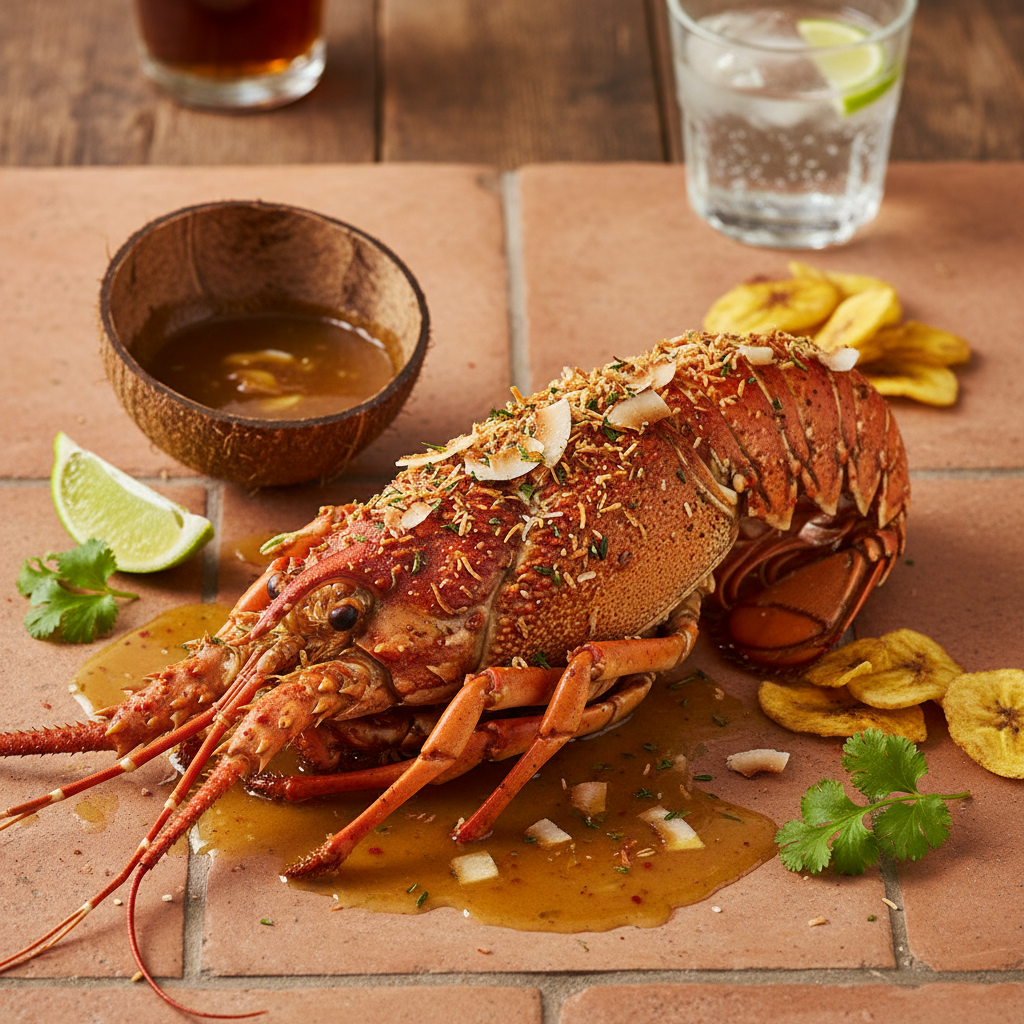 Langouste à la Mode Caribéenne