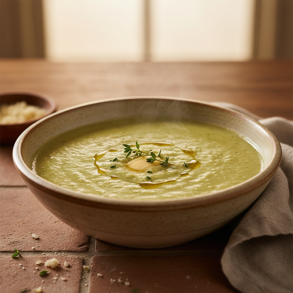 Soupe Crémeuse de Brocoli et Chou-fleur