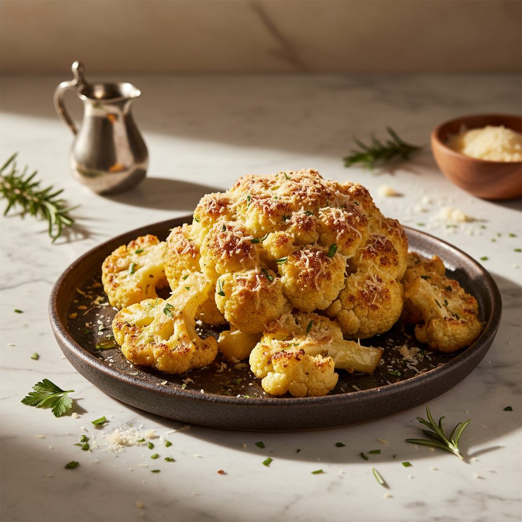 Chou-Fleur Rôti au Parmesan