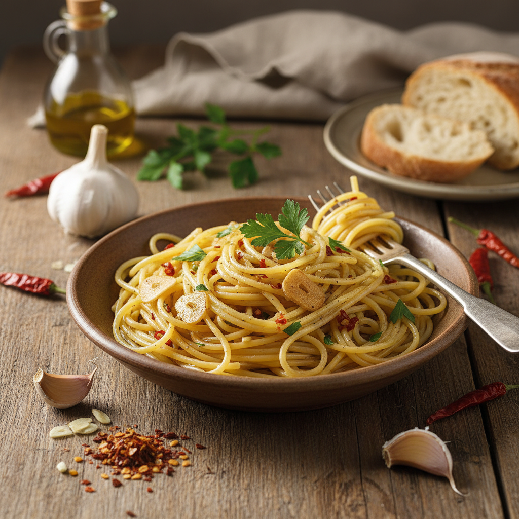 Spaghettis Aglio e Olio
