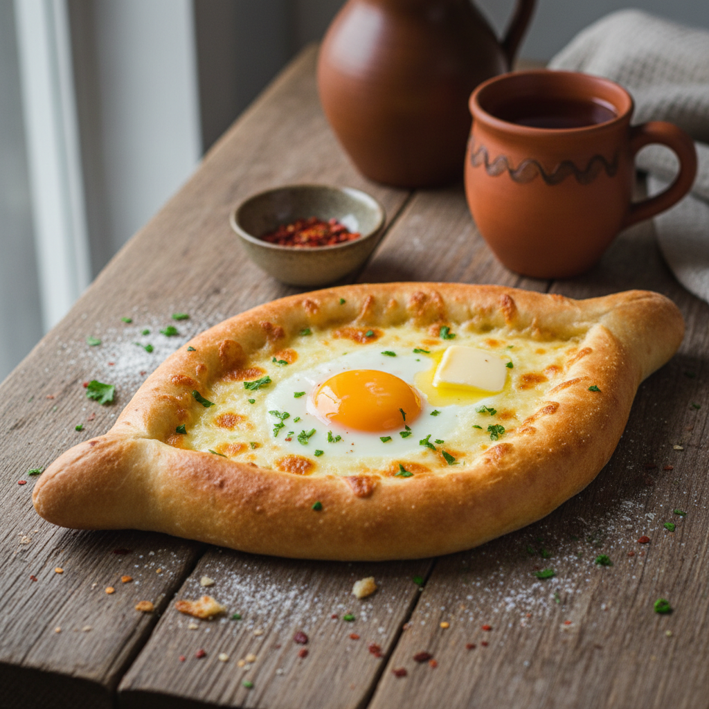 Khachapuri à l'Adjarie