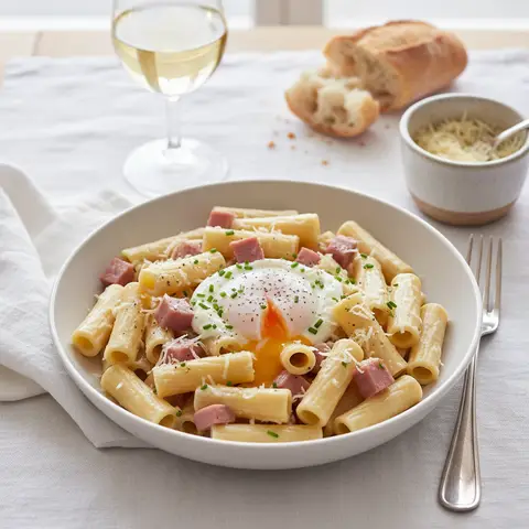 French-Style Carbonara Pasta