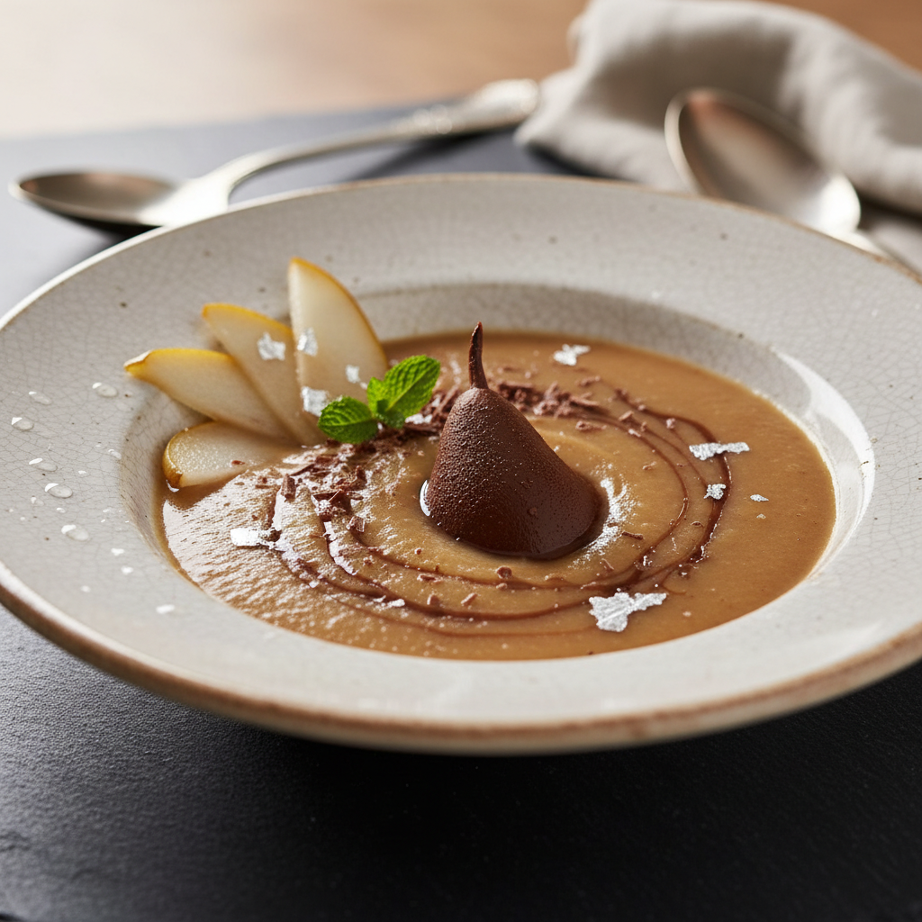 Soupe Poire-Chocolat