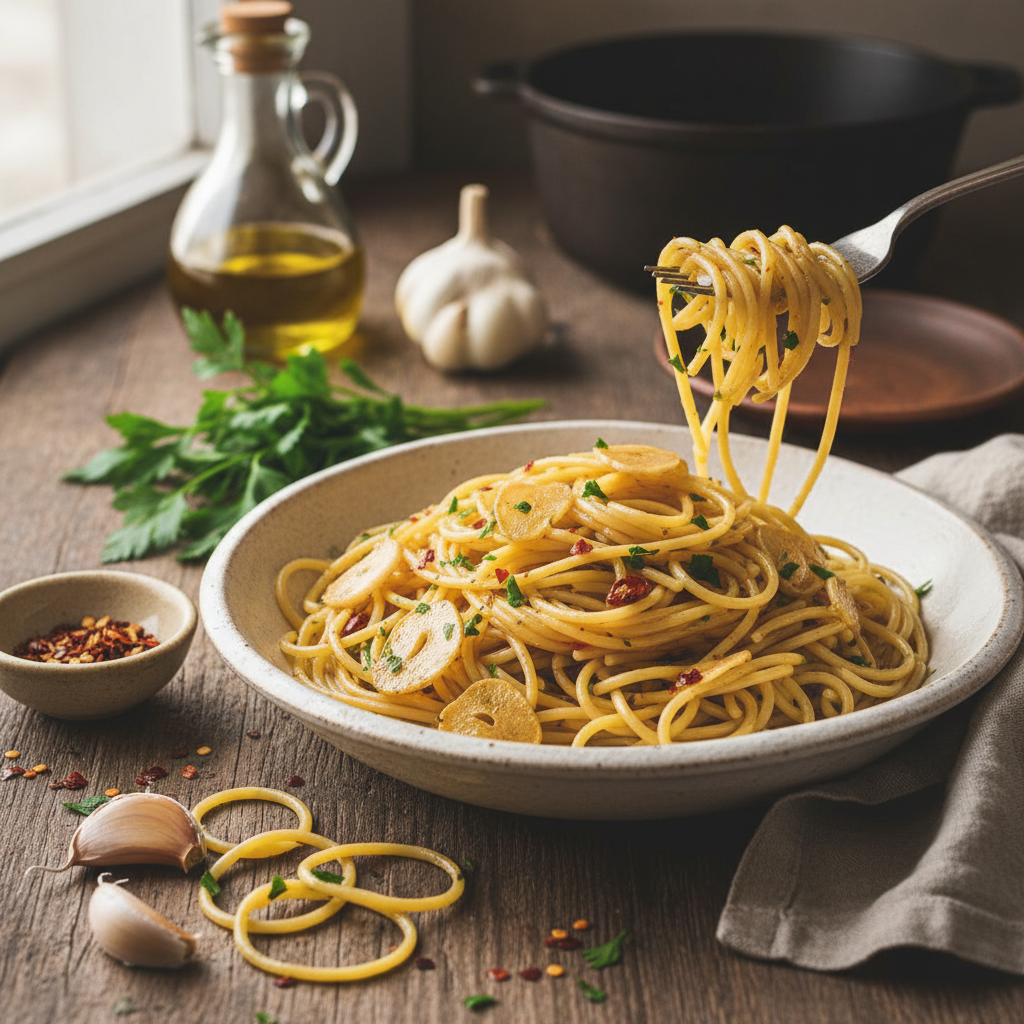 Pâtes Aglio e Olio